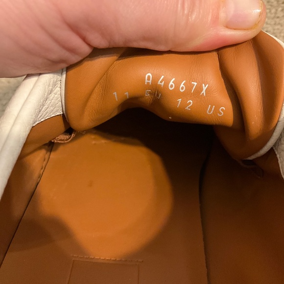 OFF WHITE DEERSKIN TRIPLE STITCH™ SNEAKERS - Picture 9 of 11